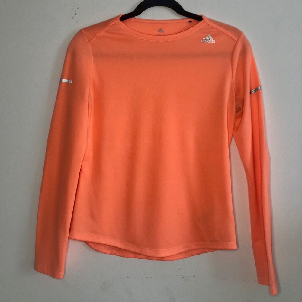 Adidas Youth Climalite Running Sleeve Shirt 8-10 years